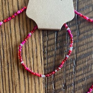 Beaded Bracelet and Necklace Set